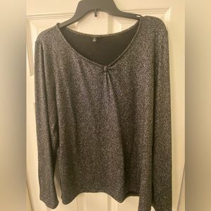 Women’s Black Sparkly Top Size XL
